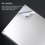 4 in 1 Notebook Shell Protective Film Sticker Set for Microsoft Surface Laptop 3 15 inch (Silver)