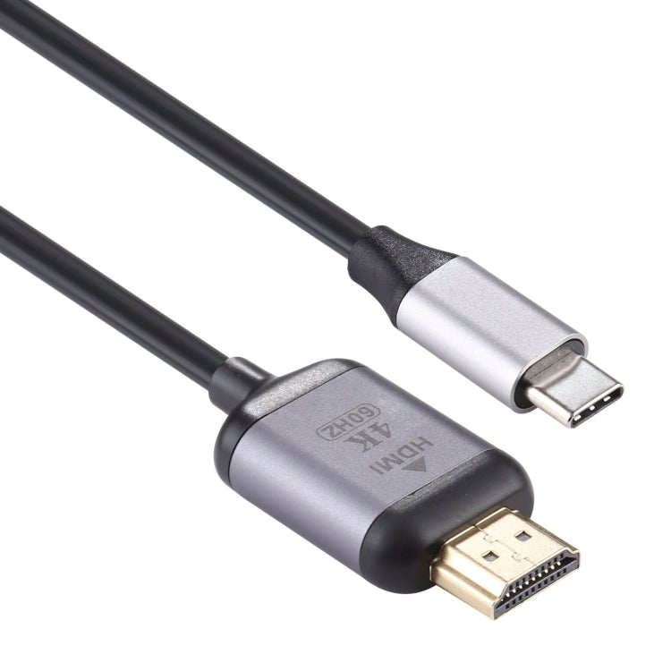 4K 60Hz Type-C / USB-C Male to HDMI Male Adapter Cable, Length: 1.8m