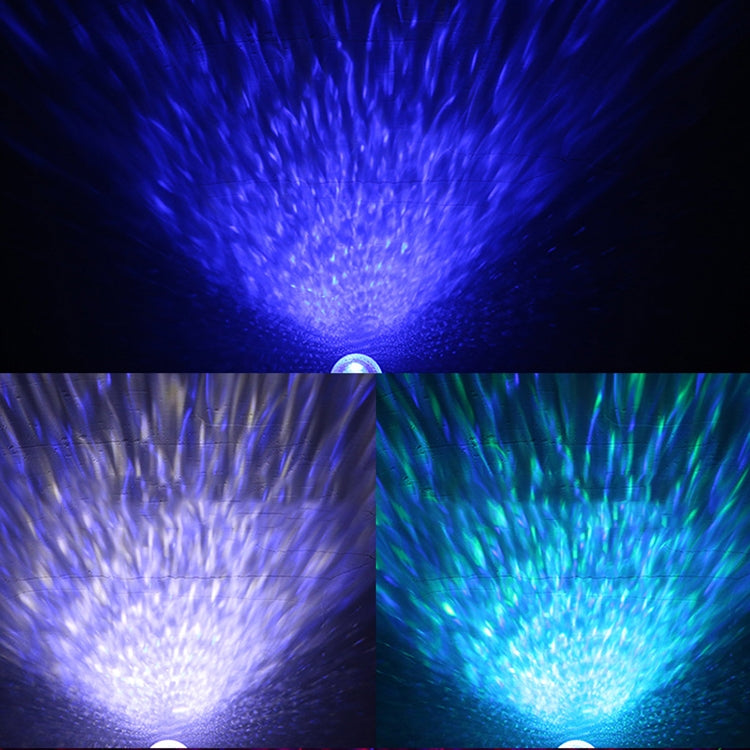 8W USB Charging Music Starry Sky Water Texture Light Atmosphere Lamp with Remote Control (White)