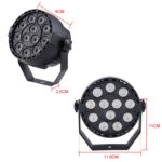 12W 12 LEDs Purple LED PAR Light, AC 100-240V