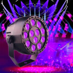 12W 12 LEDs Purple LED PAR Light, AC 100-240V