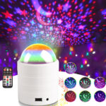 USB Bluetooth Starry Sky Stage Light with Remote Control (White)