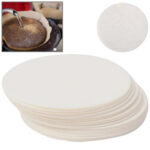 100 PCS Round Coffee Filter Paper, Diameter 60mm(White)