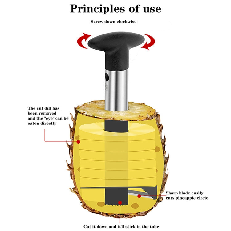 Pineapple Corer Slicer(Silver)