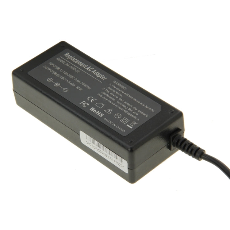 PA-1650-22 19V 3.42A Mini AC Adapter for Lenovo / Asus / Acer / Gateway / Toshiba Laptop, Output Tips:  5.5mm x 2.5mm(Black)