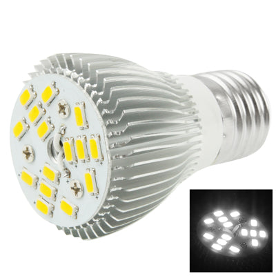 E27 6W LED Spotlight Lamp Bulb, 15 LED 5050 SMD, White Light, AC 85-265V