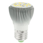 E27 6W LED Spotlight Lamp Bulb, 15 LED 5050 SMD, Warm White Light, AC 85-265V