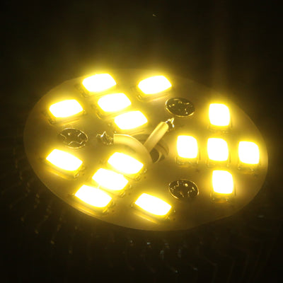 E27 6W LED Spotlight Lamp Bulb, 15 LED 5050 SMD, Warm White Light, AC 85-265V