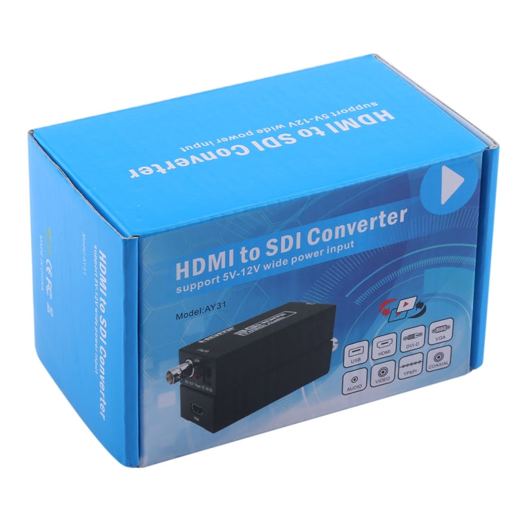 AY31 Mini 3G HDMI to SDI Converter(Black)