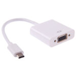 USB-C / Type-C 3.1 to VGA Multi-display Adapter Cable, For Macbook 12 inch / Chromebook Pixel 2015(White)