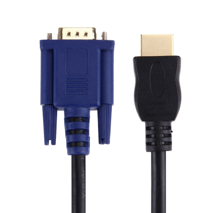 HDMI Male to VGA Male 15PIN Video Cable(Black)