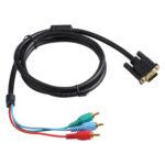 1.5m VGA to 3RCA RGB Cable(Black)