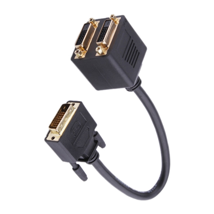 24+1 DVI Male to 2 DVI Female Cable Adapter, Length: 30cm