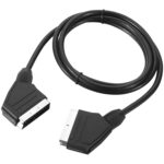 20 Pin SCART to SCART Lead Cable for DVD/HDTV/AV/TV, Cable Length: 1.5m