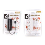 4 Ports USB 2.0 HUB with 4 Switch(Black)