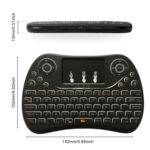 I8 Max 2.4GHz Mini Wireless Keyboard with Touchpad Rechargeable Fly Air Mouse Smart Game 7-color Backlit