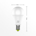 7W  E27 RGBCW WIFI LED smart bulb wireless smart home automation light(RGBCW+Warm White+White)