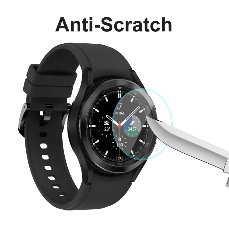 1 PCS For Samsung Galaxy Watch4 Classic 46mm ENKAY Hat-Prince 0.2mm 9H 2.15D Curved Edge Tempered Glass Screen Protector Watch Film