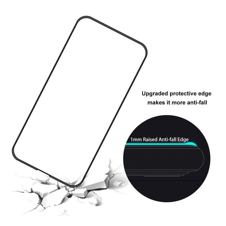 For iPhone 13 / 13 Pro ENKAY Hat-Prince Anti-drop Full Glue Tempered Glass Full Screen Film Anti-fall Protector