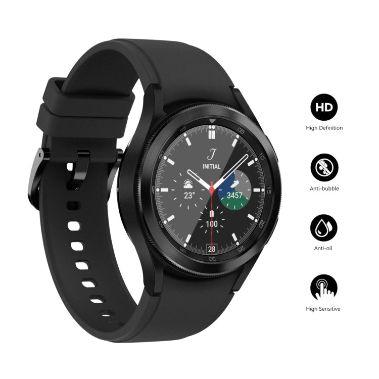 1 PCS For Samsung Galaxy Watch4 Classic 42mm ENKAY Hat-Prince Full Screen Coverage Without Warping Edge TPU Soft Film