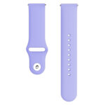 Monochrome Silicone Watch Band for Samsung Galaxy Watch Active 2 22mm(lilac)