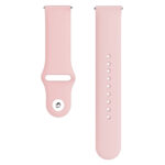 Monochrome Silicone Watch Band for Samsung Galaxy Watch Active 2 22mm(pink)