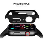 ENKAY Hat-Prince 2 in 1 PC Frame + 9H Tempered Glass Protector Full Coverage Case For Apple Watch Series 8 / 7 41mm(Transparent)