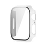 Shockproof PC Protective Case with Tempered Glass Film For Apple Watch Series 8 / 7 45mm(Transparent)
