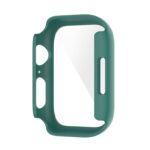 Shockproof PC Protective Case with Tempered Glass Film For Apple Watch Series 8 / 7 45mm(white)