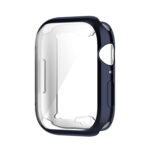 Shockproof TPU Full Protective Shell with Protective Film For Apple Watch Series 8 / 7 45mm(Blue)