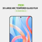 For Xiaomi Redmi Note 11 / Poco M4 Pro 5G MOFI 9H 3D Explosion-proof Curved Screen Tempered Glass Film(Black)