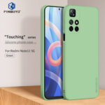 For Xiaomi Redmi Note 11 / Poco M4 Pro 5G PINWUYO Liquid Silicone TPU Phone Case(Green)