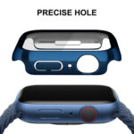 For Apple Watch Series 8 / 7 41mm ENKAY Hat-Prince 2 in 1 PC Frame + 9H Tempered Glass Case(Royal Blue)