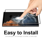 For Samsung Galaxy S22 Ultra ENKAY 3D Curved Hot Bending Tempered Glass Full Film, Hole Unlock