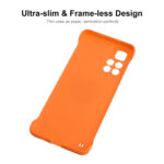 For Xiaomi Redmi Note 11 5G / Note 11T 5G Global / Note 11S 5G / Poco M4 Pro 5G Global  ENKAY Matte Frameless Hard PC Phone Case(Orange)