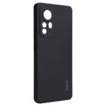 For Xiaomi 12 Pro / 12S Pro ENKAY Liquid Silicone Soft Shockproof Phone Case(Black)