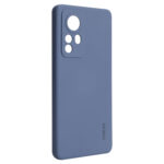 For Xiaomi 12 Pro / 12S Pro ENKAY Liquid Silicone Soft Shockproof Phone Case(Dark Blue)