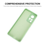 For Xiaomi 12 Pro / 12S Pro ENKAY Liquid Silicone Soft Shockproof Phone Case(Beige)