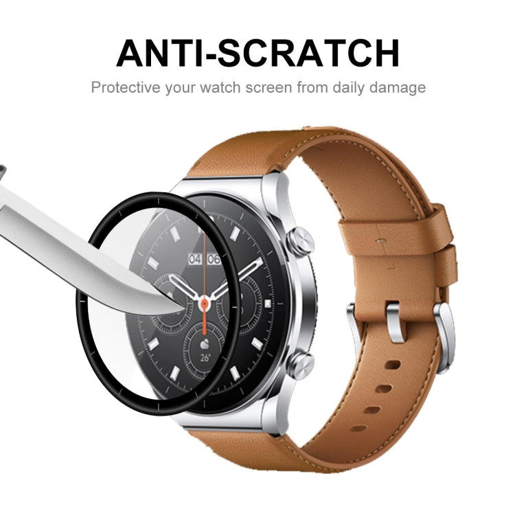 2 PCS For Xiaomi Watch S1 ENKAY Hat-Prince 3D Full Coverage Soft PC Edge + PMMA HD Protector Film