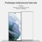 For Samsung Galaxy S22 Ultra 5G MOFI 9H 3D Hot Bend Explosion-Proof Tempered Glass Full Film(Black)