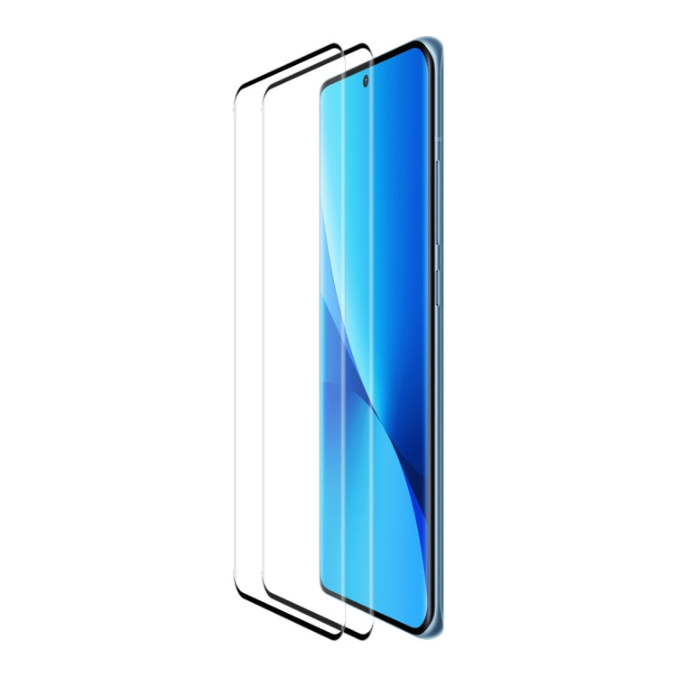 2 PCS For Xiaomi 12 / 12X ENKAY 3D Hot Bending Explosion-proof Full Tempered Glass Film