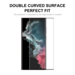 For Samsung Galaxy S22 Ultra ENKAY 3D Hot Bending Explosion-proof Full Tempered Glass Film