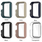 For Xiaomi Mi Watch Lite PC+ Toughened Film Protective Case(Transparent)