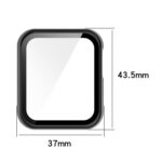 For Xiaomi Mi Watch Lite PC+ Toughened Film Protective Case(Transparent)