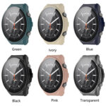 For Xiaomi Watch S1 PC + Toughened Film Fully Enclosed Protective Case(Transparent)