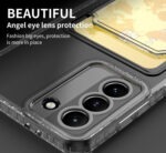 For Samsung Galaxy S22 Ultra 5G Card Bag Shockproof Transparent Phone Case