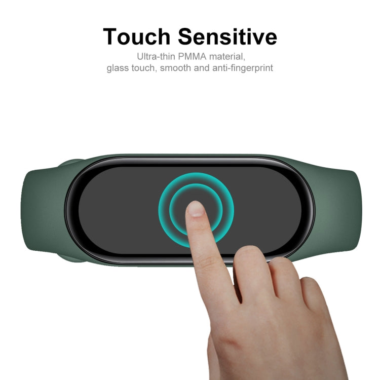 1 PC For Xiaomi Mi Band 7 ENKAY 3D Full Coverage Soft PC Edge + PMMA HD Screen Protector Film