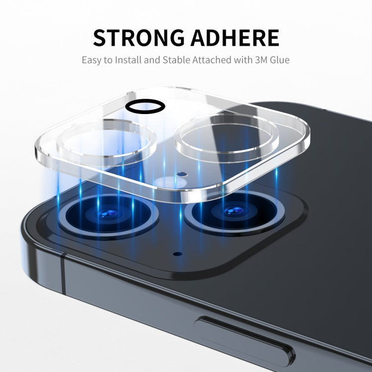 For  iPhone 14 / 14 Plus 2pcs ENKAY Hat-Prince 9H Rear Camera Lens Tempered Glass Film