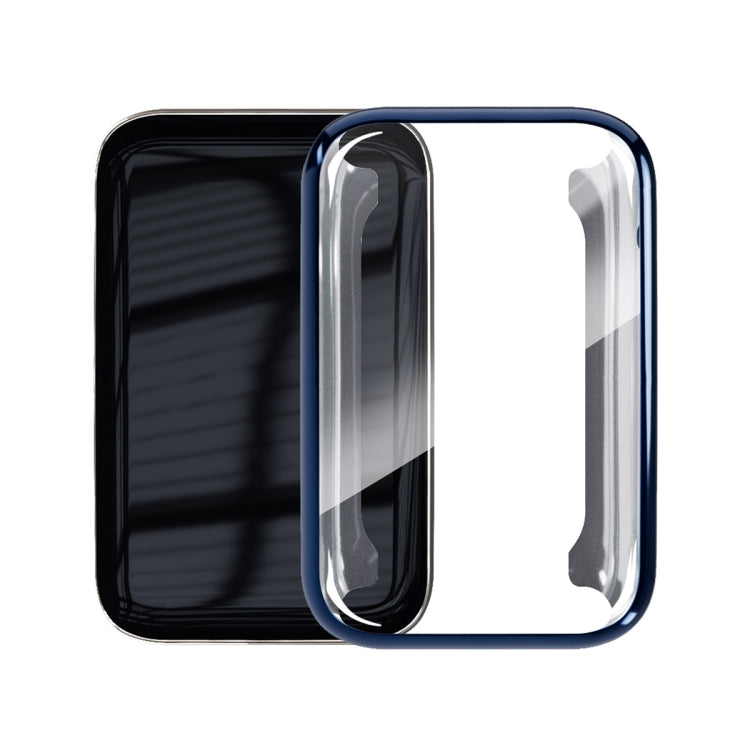 For Xiaomi Mi Band 7 Pro ENKAY Hat-Prince Full Coverage Electroplated TPU Screen Protection Case(Dark Blue)