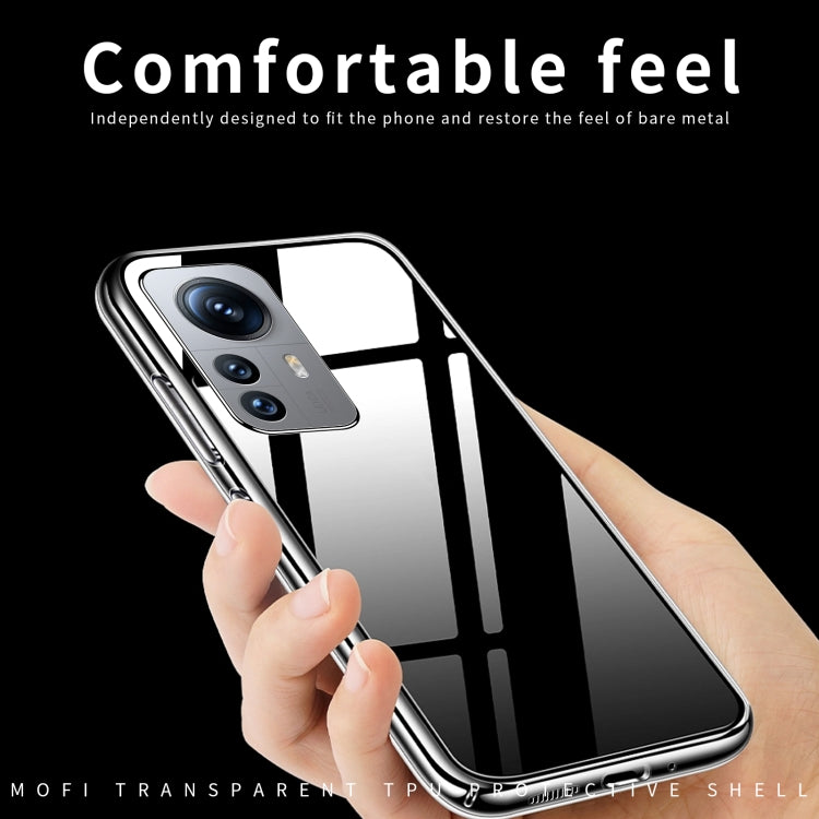 For Xiaomi 12 Pro / 12S Pro / 12 Pro Dimensity MOFI Ming Series Ultra-thin TPU Phone Case(Transparent)